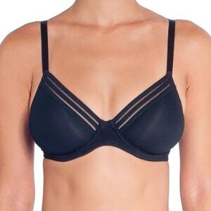 HUIT - Sweet Cotton - Underwire Bra, Black, 32D